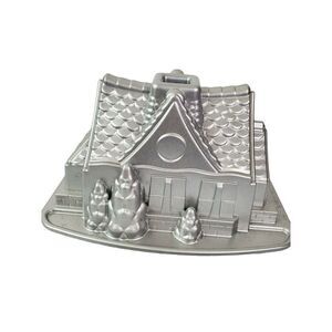 Nordic Ware Gingerbread House Christmas Cake Mold Bundt Pan 9‎ Cups